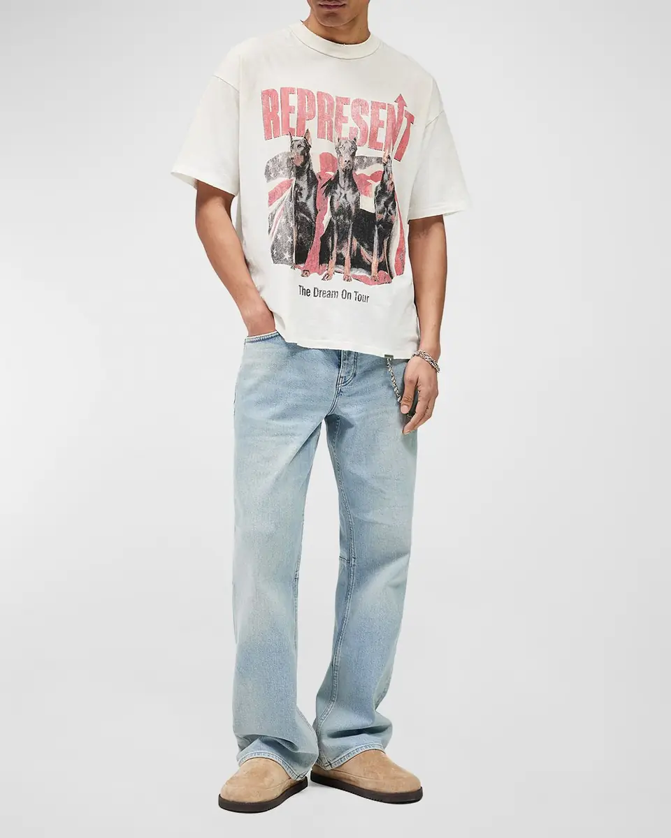 Represent Men's Dream On Tour Cotton and Hemp T-Shirt | Thumbnail 2 Represent Men's Dream On Tour Cotton and Hemp T-Shirt | Thumbnail 2