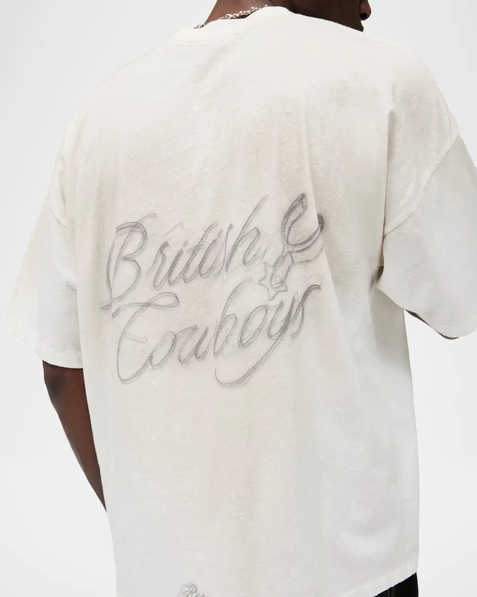 Represent Men's British Cowboys Distressed T-Shirt | Thumbnail 2 Represent Men's British Cowboys Distressed T-Shirt | Thumbnail 2