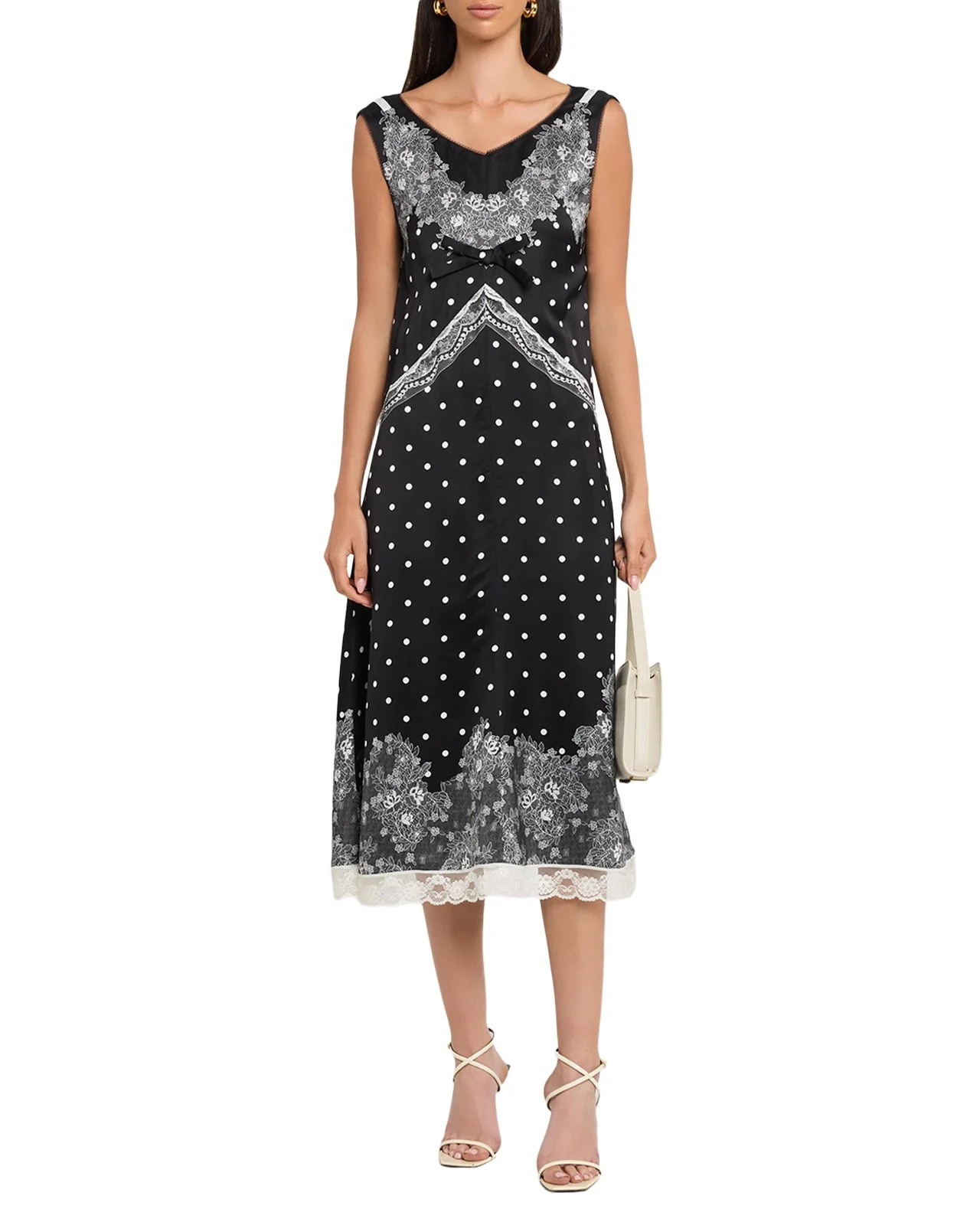 Trompe L'Oeil Slip Midi Dress Trompe L'Oeil Slip Midi Dress