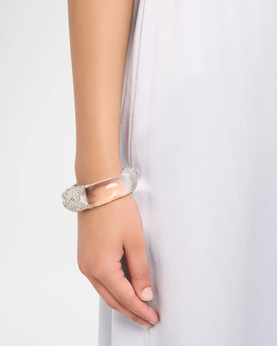 Alexis Bittar Silverlake Lucite Hinge Bracelet | Thumbnail 2 Alexis Bittar Silverlake Lucite Hinge Bracelet | Thumbnail 2