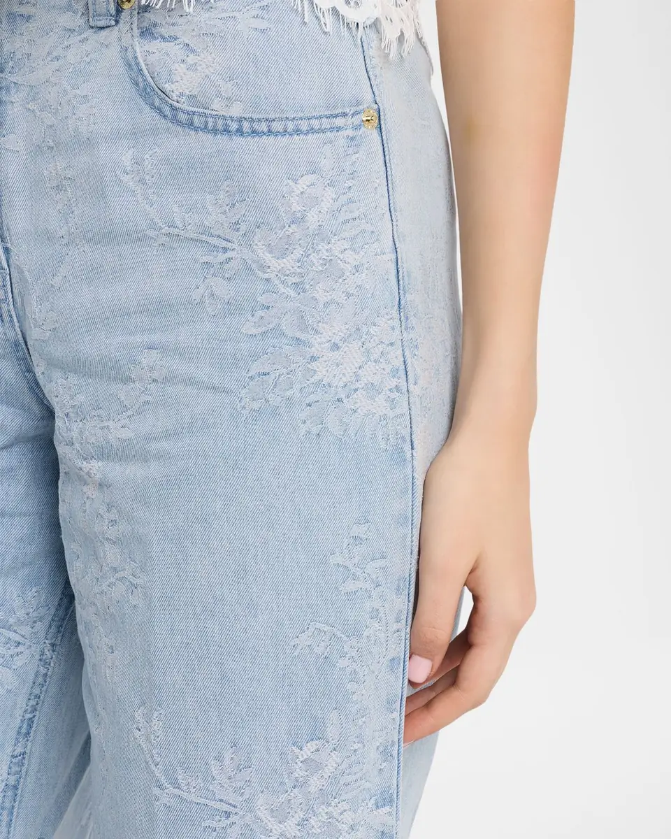 Generation Love Milagro Floral Jacquard Jeans | Thumbnail 5 Generation Love Milagro Floral Jacquard Jeans | Thumbnail 5