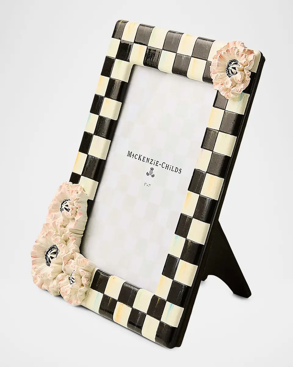 MacKenzie-Childs Blush Poppy Frame, 5" x 7" | Thumbnail 2