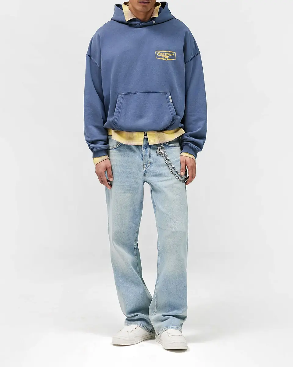 Represent Men's Nothing Faster Oversized Cotton Hoodie | Thumbnail 2 Represent Men's Nothing Faster Oversized Cotton Hoodie | Thumbnail 2