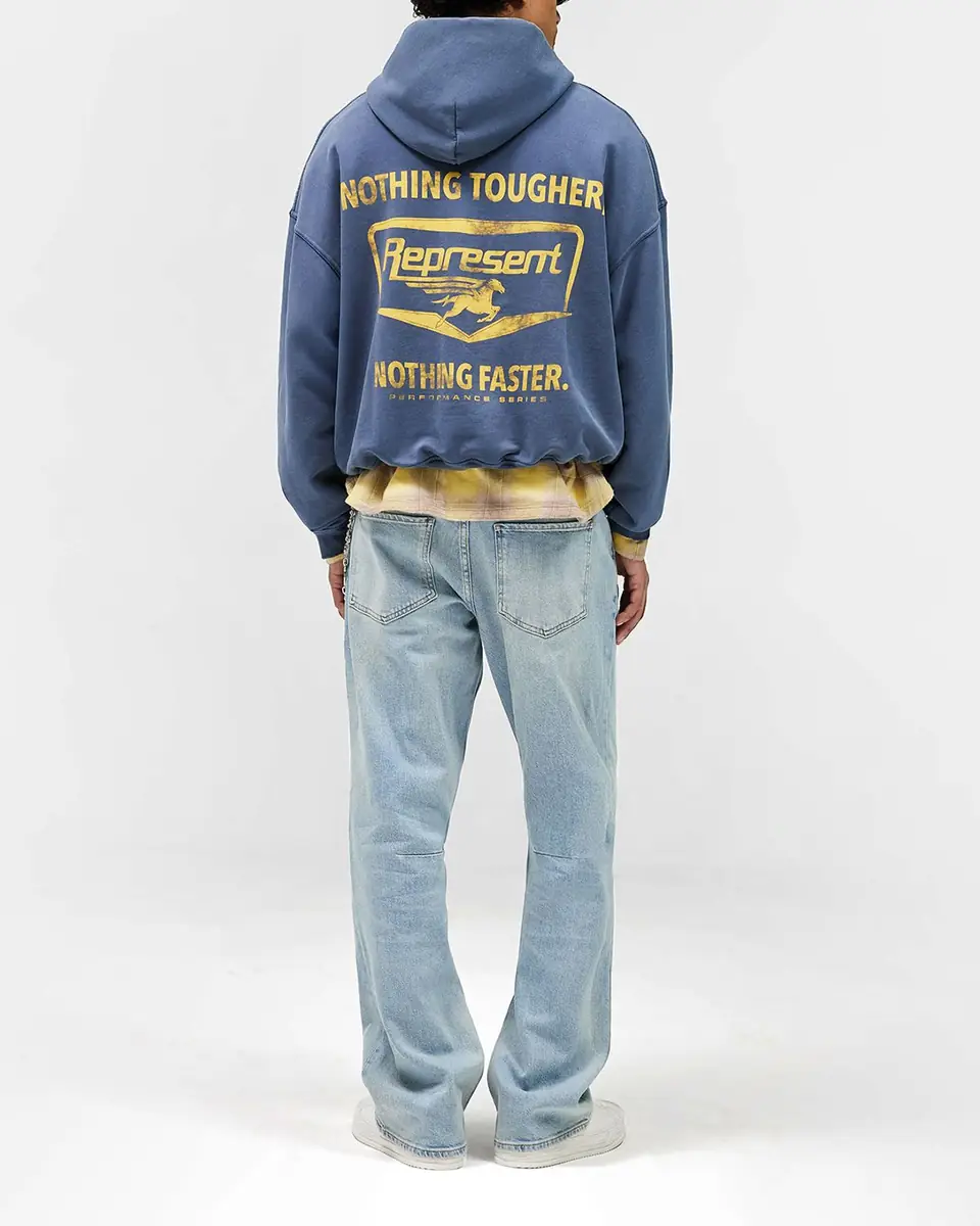 Represent Men's Nothing Faster Oversized Cotton Hoodie | Thumbnail 3 Represent Men's Nothing Faster Oversized Cotton Hoodie | Thumbnail 3