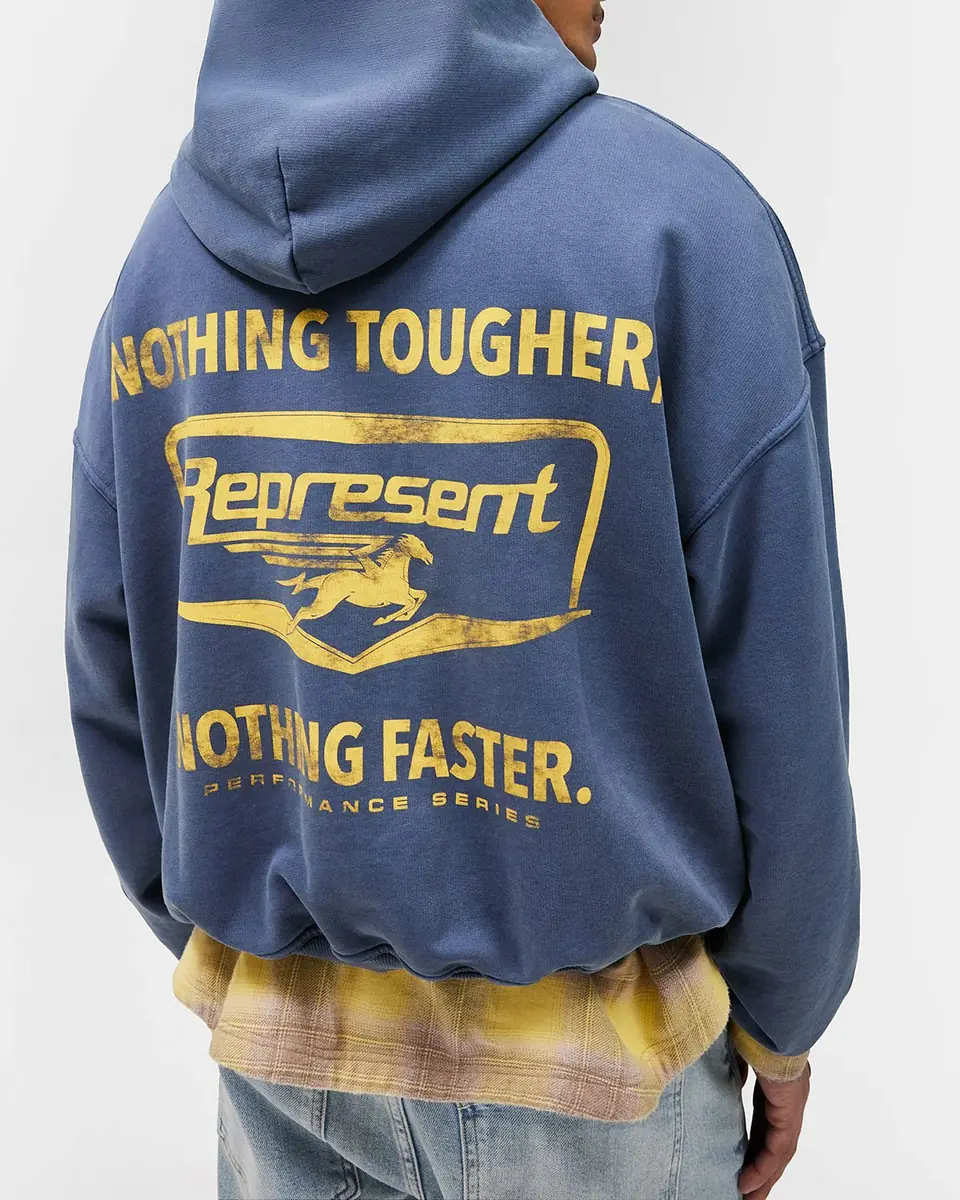 Represent Men's Nothing Faster Oversized Cotton Hoodie | Thumbnail 5 Represent Men's Nothing Faster Oversized Cotton Hoodie | Thumbnail 5