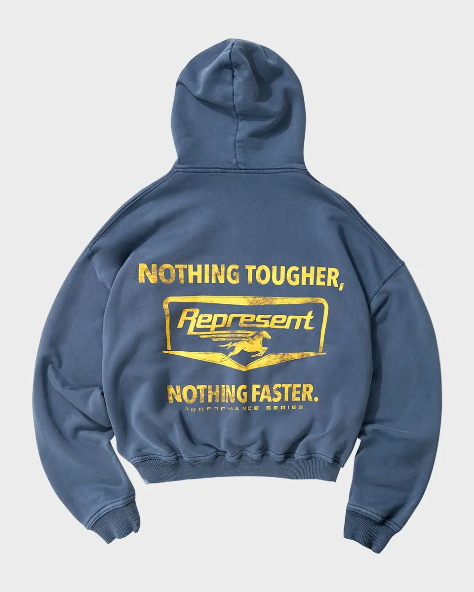 Represent Men's Nothing Faster Oversized Cotton Hoodie | Thumbnail 6 Represent Men's Nothing Faster Oversized Cotton Hoodie | Thumbnail 6