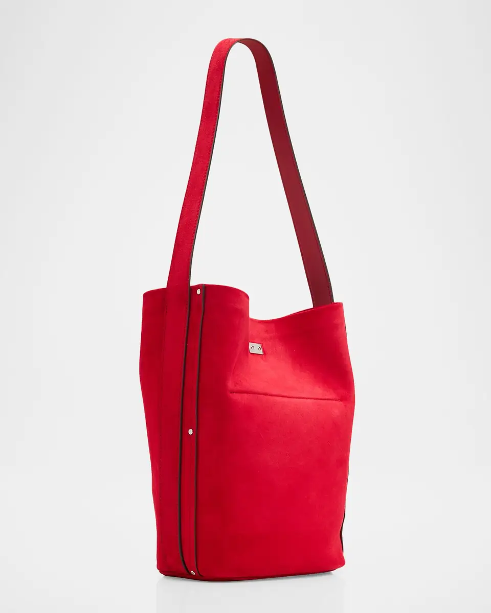 Tory Burch Slim Suede Bucket Bag | Thumbnail 3 Tory Burch Slim Suede Bucket Bag | Thumbnail 3