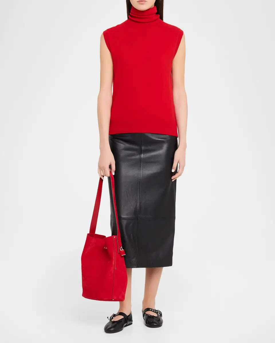 Tory Burch Slim Suede Bucket Bag | Thumbnail 5 Tory Burch Slim Suede Bucket Bag | Thumbnail 5