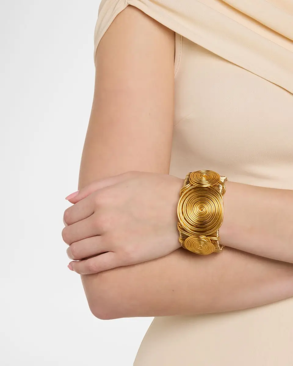 Golconda by Kenneth Jay Lane Spiral Wire Cuff Bracelet | Thumbnail 2 Golconda by Kenneth Jay Lane Spiral Wire Cuff Bracelet | Thumbnail 2