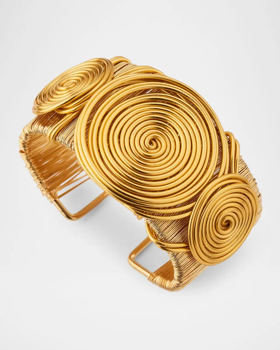 Golconda by Kenneth Jay Lane Spiral Wire Cuff Bracelet | Thumbnail 3 Golconda by Kenneth Jay Lane Spiral Wire Cuff Bracelet | Thumbnail 3