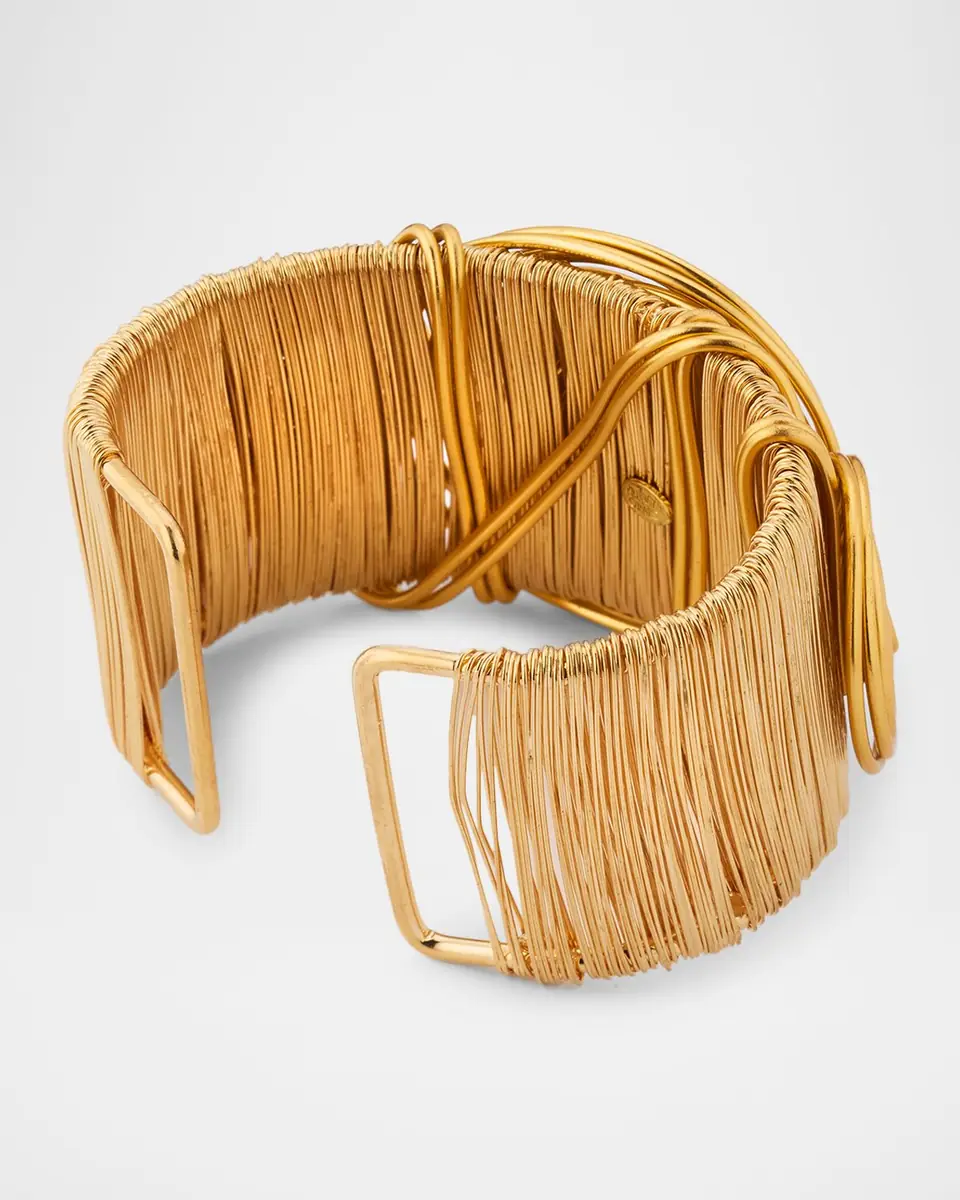 Golconda by Kenneth Jay Lane Spiral Wire Cuff Bracelet | Thumbnail 4 Golconda by Kenneth Jay Lane Spiral Wire Cuff Bracelet | Thumbnail 4