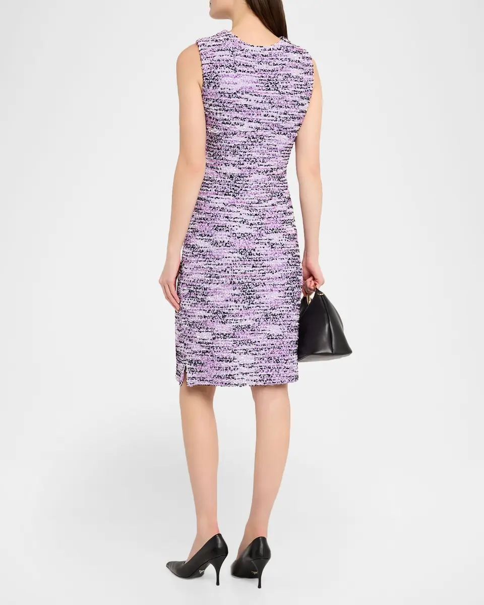 Misook Sleeveless Textured Tweed Dress | Thumbnail 2 Misook Sleeveless Textured Tweed Dress | Thumbnail 2