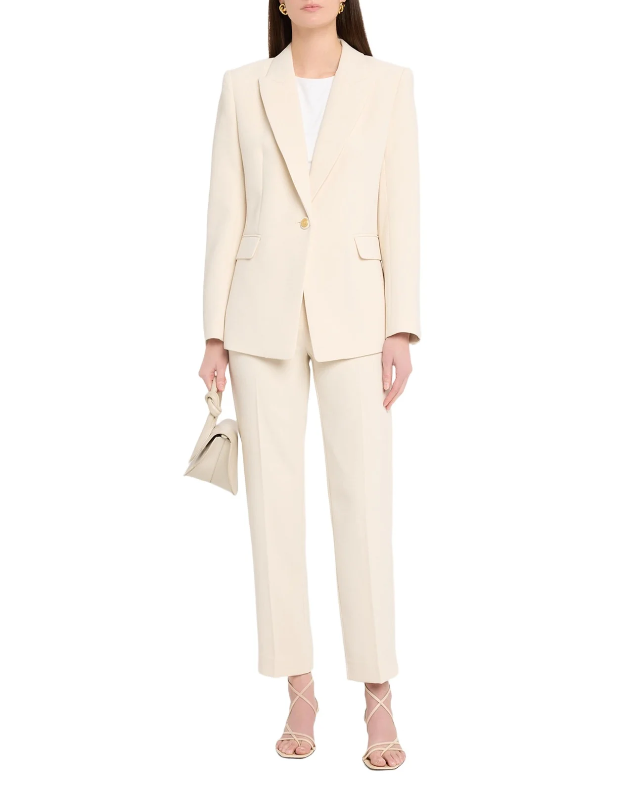 Rue Single-Button Crepe Jacket Rue Single-Button Crepe Jacket