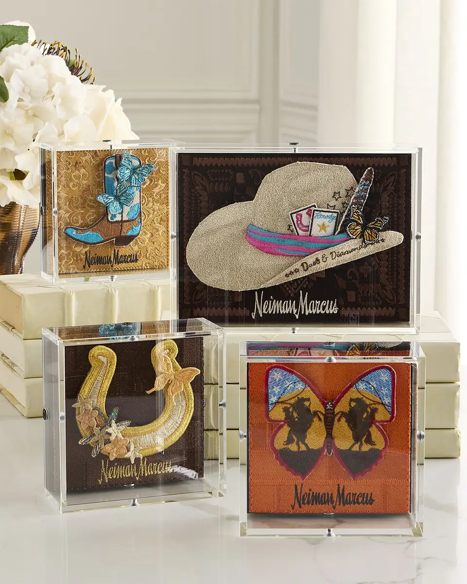 Stephen Wilson Studio "The Western Boot" Petite Embroidered Art | Thumbnail 2 Stephen Wilson Studio "The Western Boot" Petite Embroidered Art | Thumbnail 2