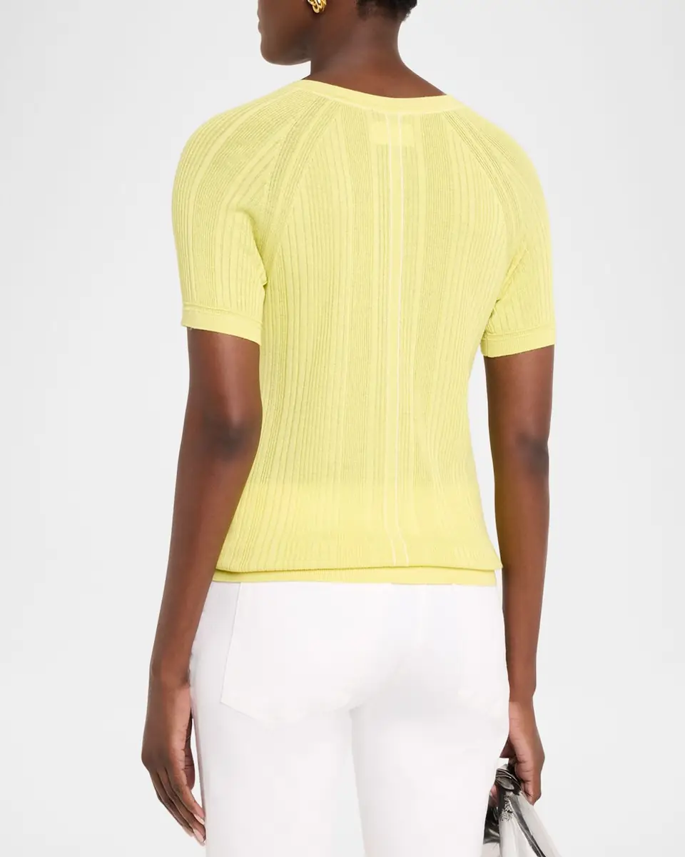 Rag & Bone Teresa Ribbed Short-Sleeve Tee | Thumbnail 5 Rag & Bone Teresa Ribbed Short-Sleeve Tee | Thumbnail 5
