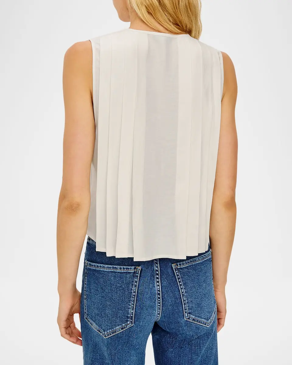 Rails Aja Pleated Sleeveless Top | Thumbnail 3