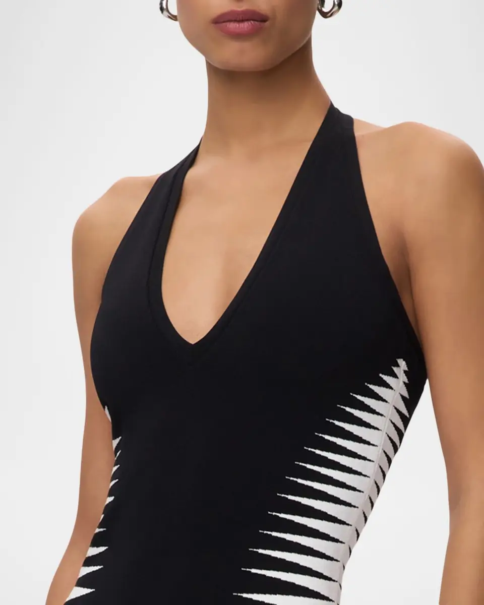 Hervé Léger The Amaris Geometric Bandage Midi Dress | Thumbnail 5