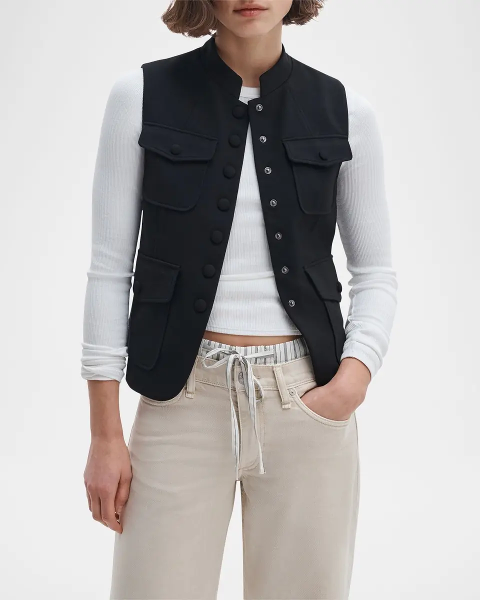 Rag & Bone Mercer Ponte Knit Vest | Thumbnail 4 Rag & Bone Mercer Ponte Knit Vest | Thumbnail 4