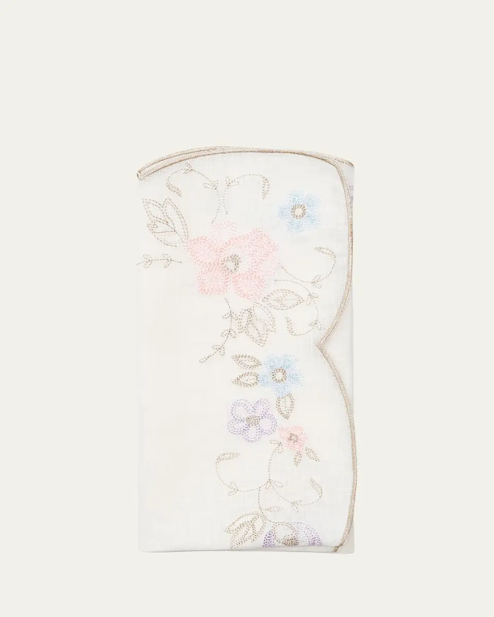 Kim Seybert Printemps Embroidered Napkin | Thumbnail 2 Kim Seybert Printemps Embroidered Napkin | Thumbnail 2