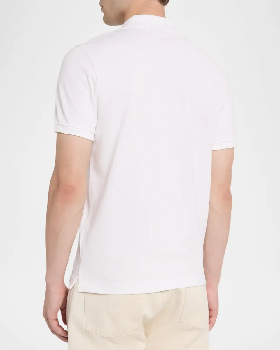 Moose Knuckles Men's Everett Cotton Pique Polo Shirt | Thumbnail 3