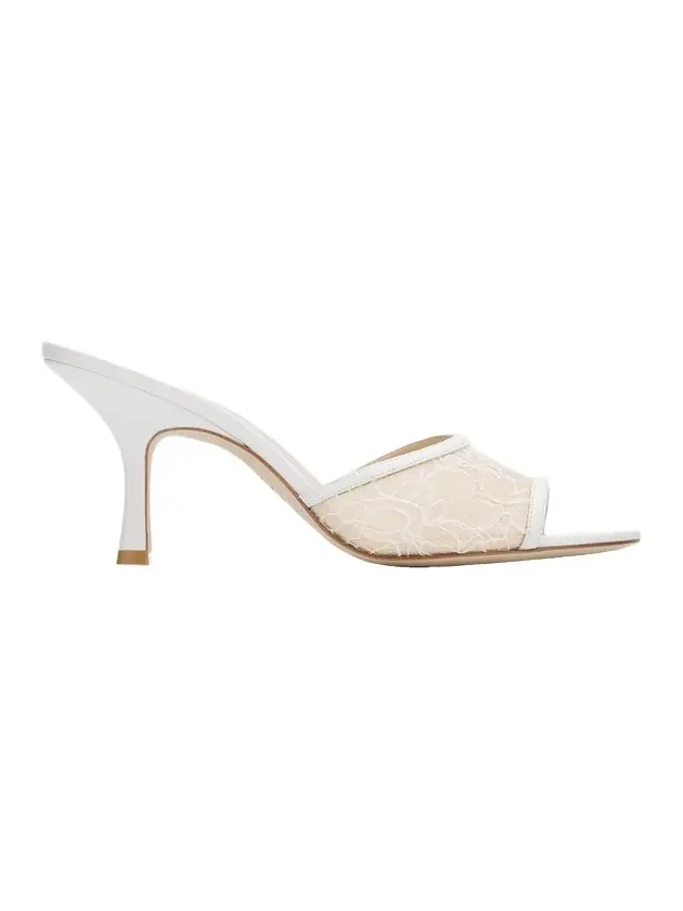 Bareitall 85mm Lace Slide Sandals