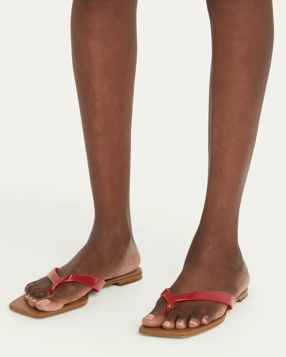 Vince San Juan Jelly Flat Thong Sandals | Thumbnail 2 Vince San Juan Jelly Flat Thong Sandals | Thumbnail 2