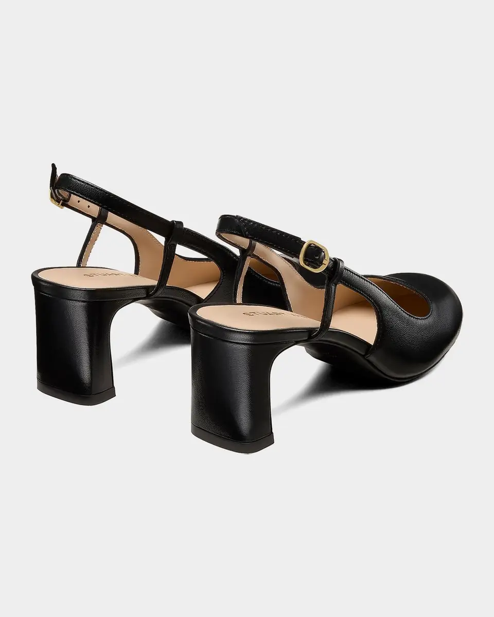 Stuart Weitzman 60mm Babette Leather Slingback Pumps | Thumbnail 2 Stuart Weitzman 60mm Babette Leather Slingback Pumps | Thumbnail 2