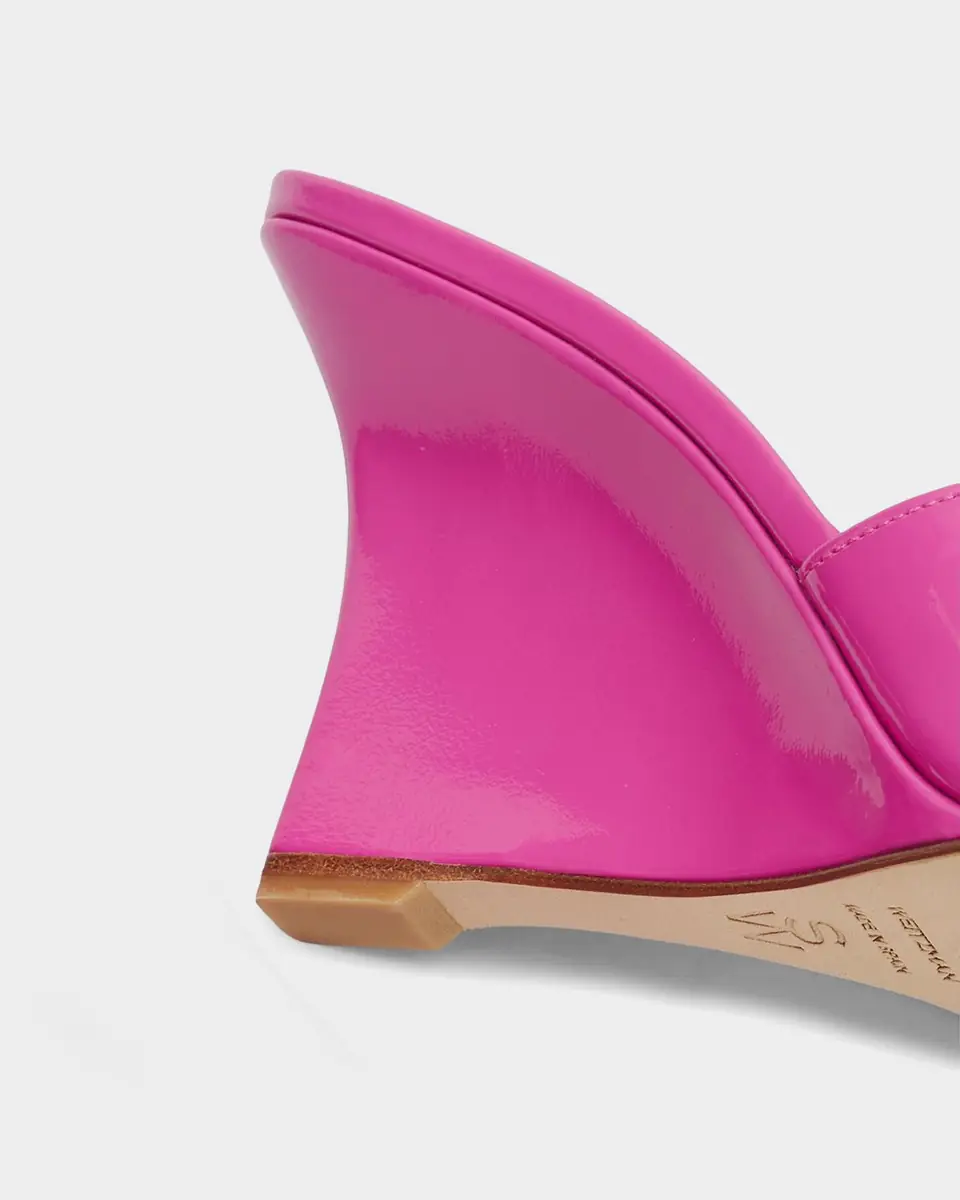 Stuart Weitzman 85mm Vinnie Patent Leather Wedge Mules | Thumbnail 13 Stuart Weitzman 85mm Vinnie Patent Leather Wedge Mules | Thumbnail 13