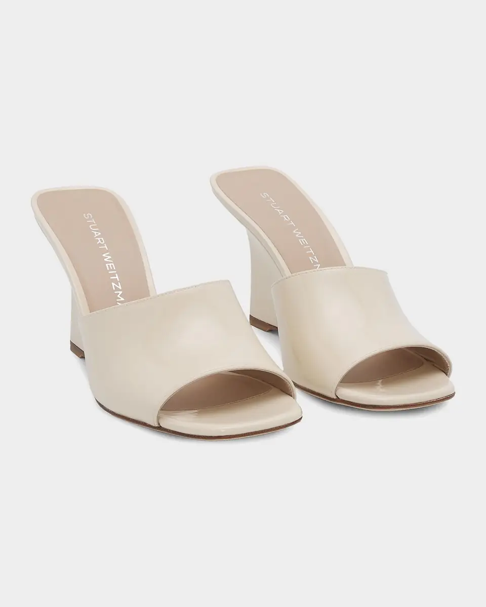 Stuart Weitzman 85mm Vinnie Patent Leather Wedge Mules | Thumbnail 10 Stuart Weitzman 85mm Vinnie Patent Leather Wedge Mules | Thumbnail 10