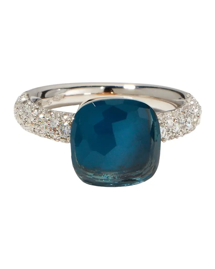 Pomellato Nudo 18K Rose Gold Gemstone and Diamond Ring | Image 1 Pomellato Nudo 18K Rose Gold Gemstone and Diamond Ring | Image 1