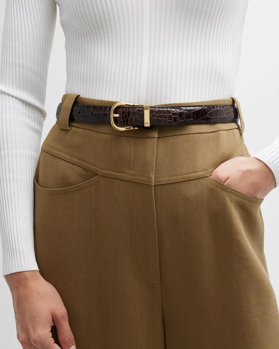 Nili Lotan Louise Leather Belt | Thumbnail 2 Nili Lotan Louise Leather Belt | Thumbnail 2