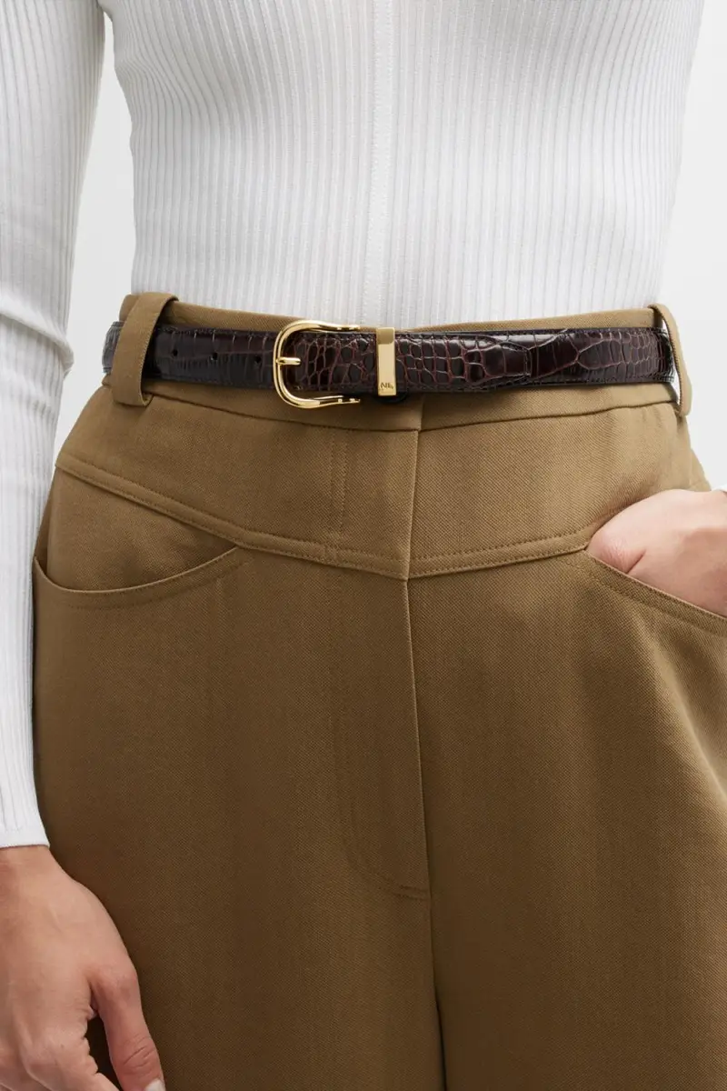 Nili Lotan Louise Leather Belt | Thumbnail 5 Nili Lotan Louise Leather Belt | Thumbnail 5
