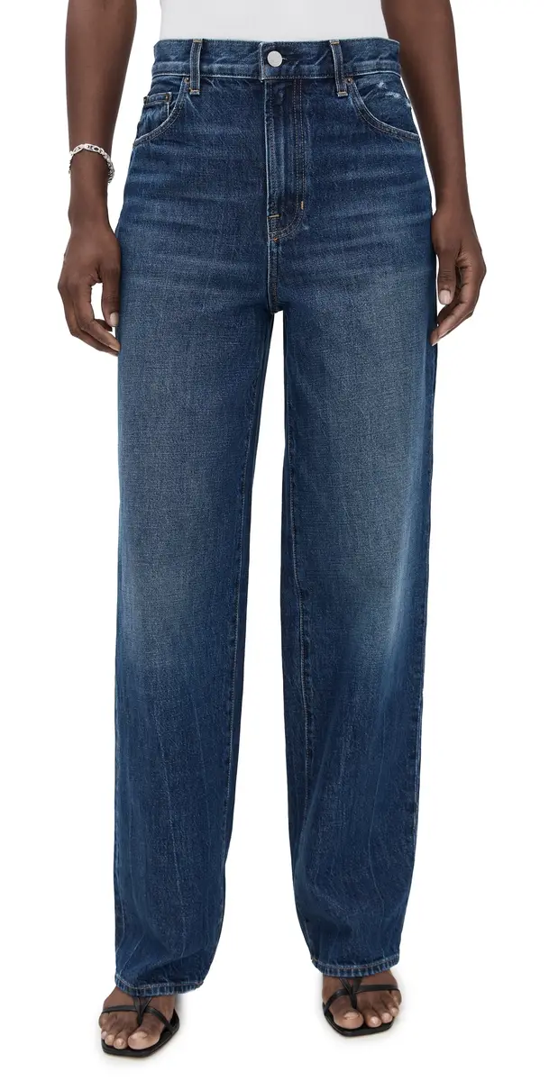 A.L.C. A. L.C. The 747 Relaxed Wide Jeans Dark Classic Blue | Image 1 A.L.C. A. L.C. The 747 Relaxed Wide Jeans Dark Classic Blue | Image 1