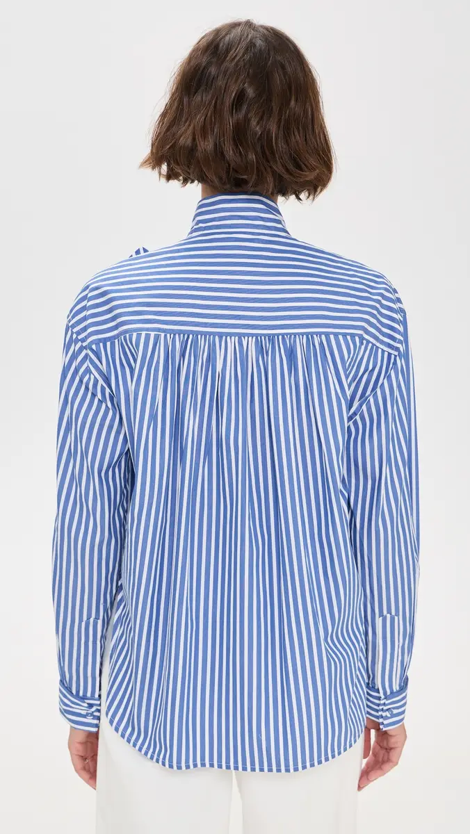 AKNVAS Flor One Rose Button Down Shirt Deep Blue | Thumbnail 3 AKNVAS Flor One Rose Button Down Shirt Deep Blue | Thumbnail 3