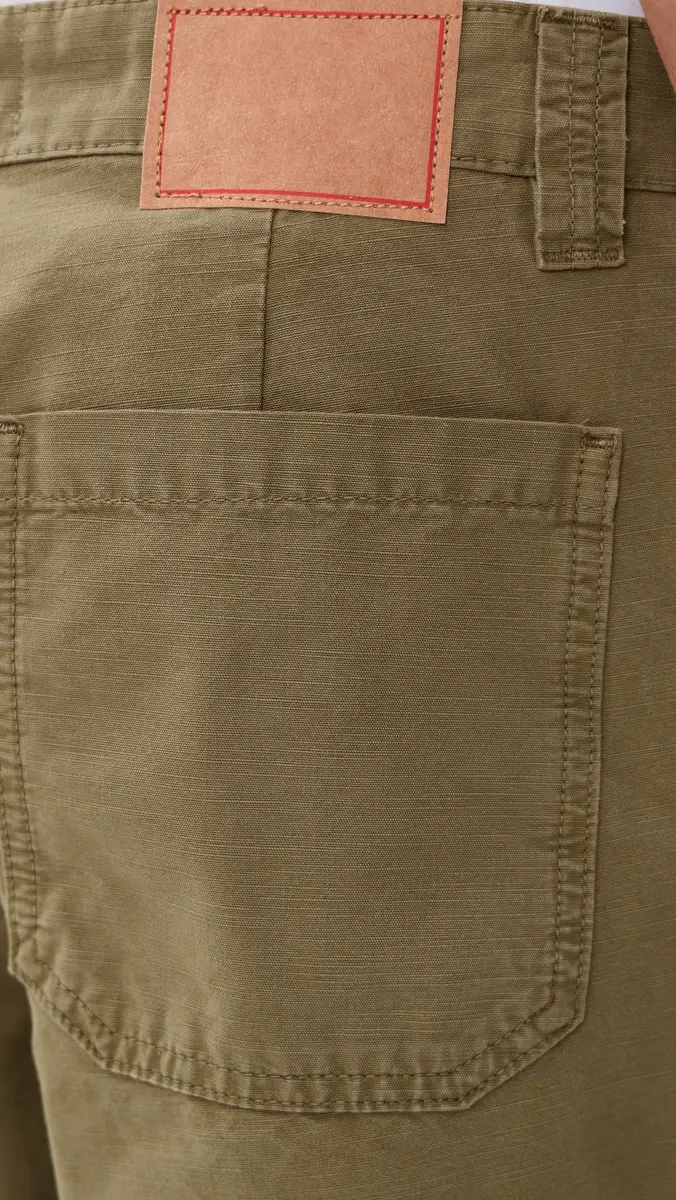 Jeanerica Genua Plie Straight Loose Leg Chino Trousers Green | Thumbnail 6 Jeanerica Genua Plie Straight Loose Leg Chino Trousers Green | Thumbnail 6