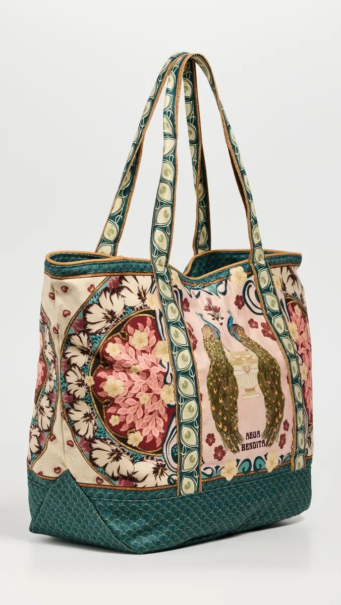 Agua Bendita Ace Plume Tote Bag Multi One Size | Thumbnail 4 Agua Bendita Ace Plume Tote Bag Multi One Size | Thumbnail 4