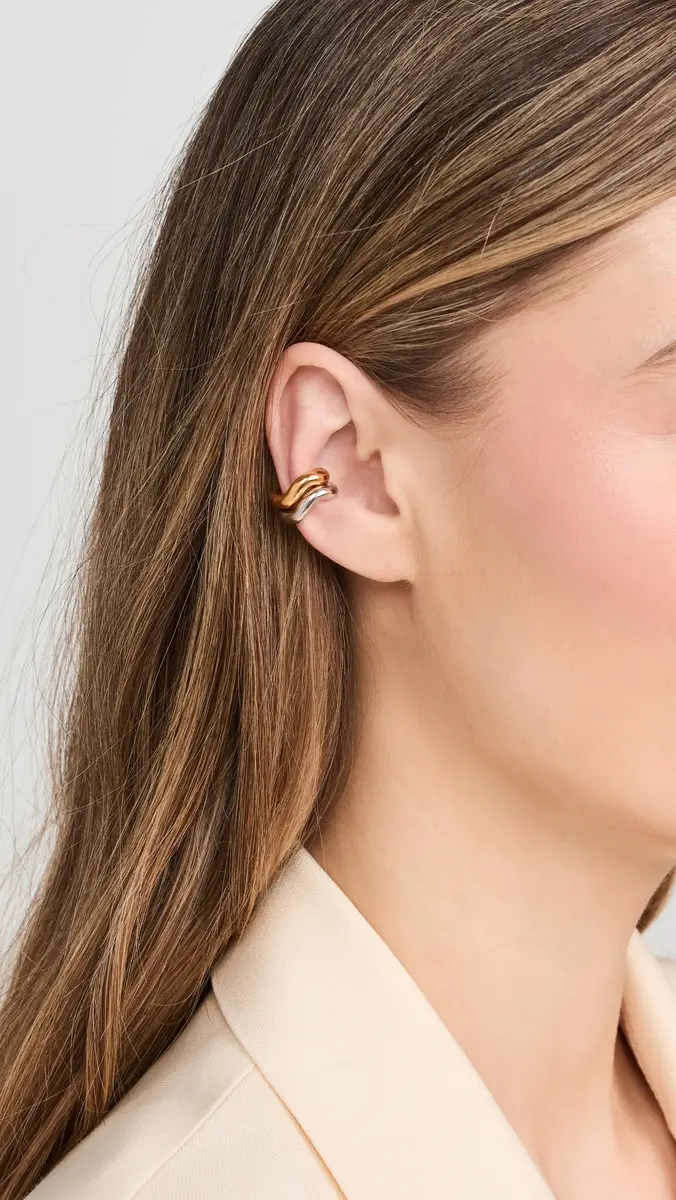 CHARLOTTE CHESNAIS Wave Cuff Earring | Thumbnail 3 CHARLOTTE CHESNAIS Wave Cuff Earring | Thumbnail 3