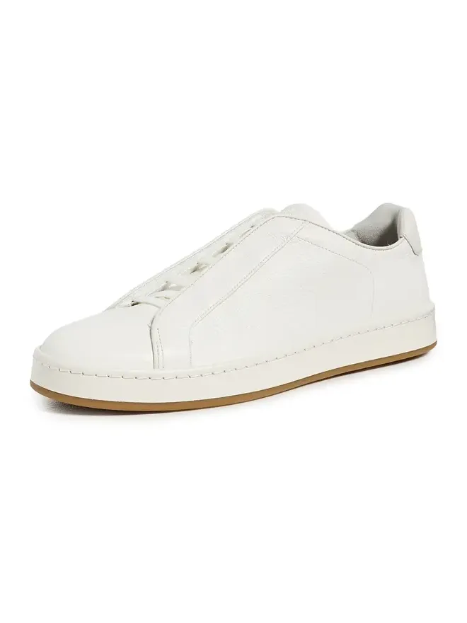 Banks Leather Slip On Sneakers Banks Leather Slip On Sneakers