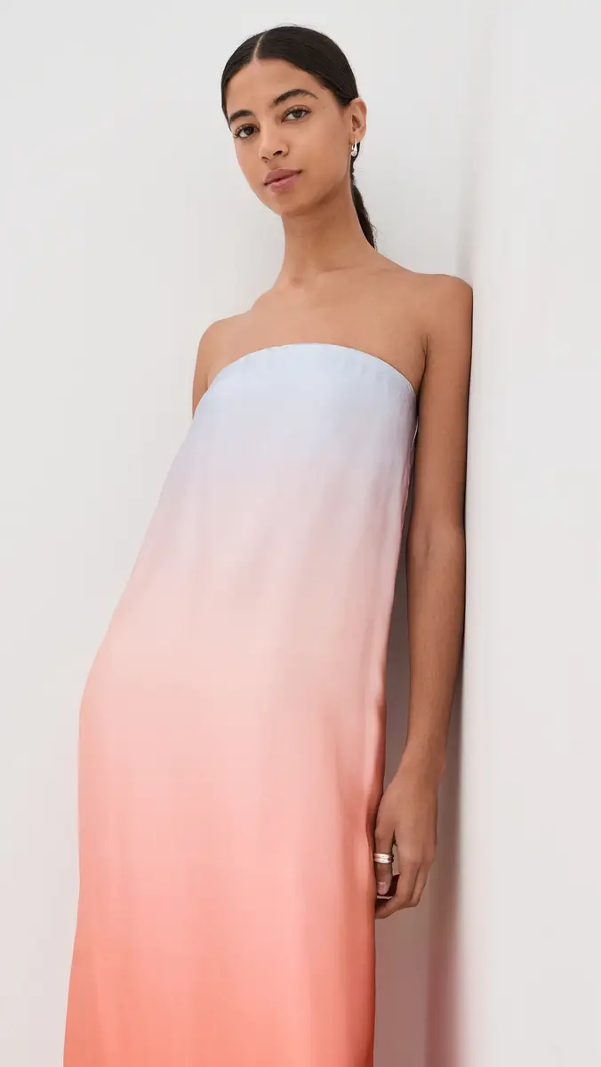 Sablyn Arden Strapless Silk Ombre Maxi Dress | Thumbnail 2 Sablyn Arden Strapless Silk Ombre Maxi Dress | Thumbnail 2