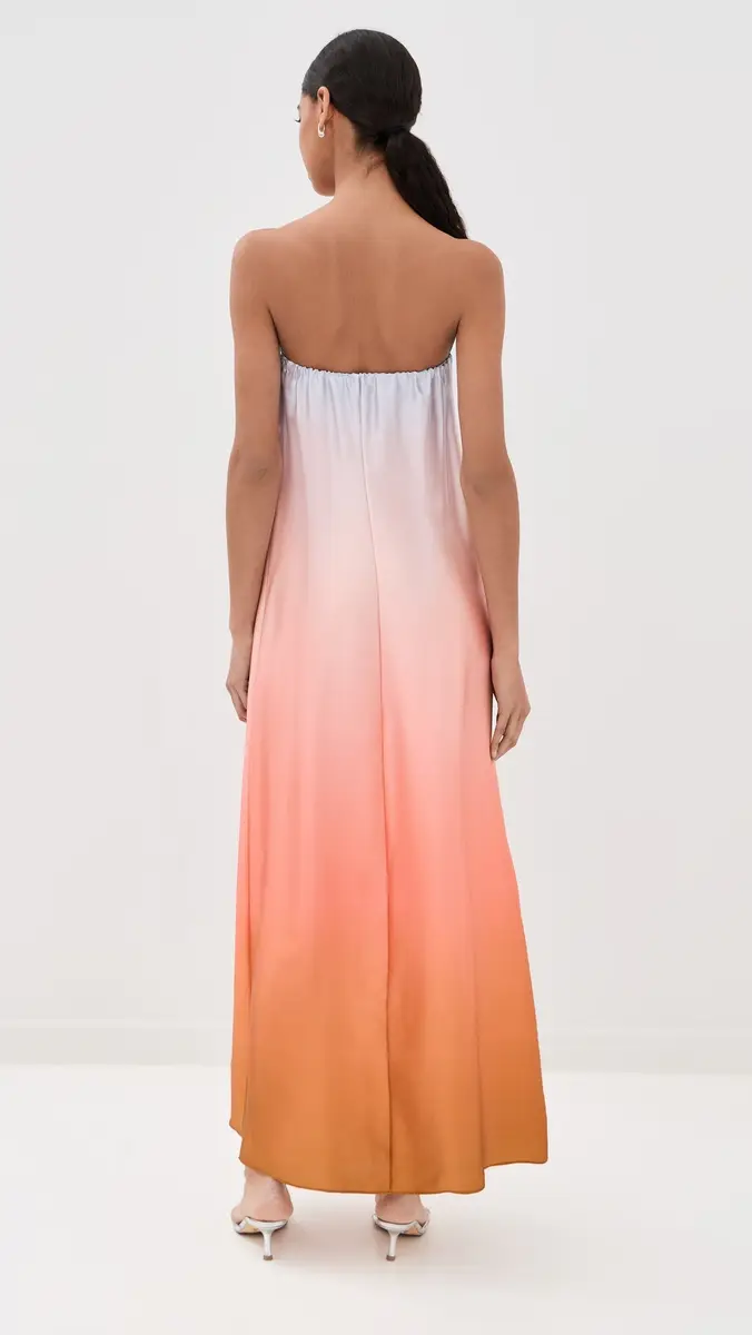 Sablyn Arden Strapless Silk Ombre Maxi Dress | Thumbnail 4 Sablyn Arden Strapless Silk Ombre Maxi Dress | Thumbnail 4