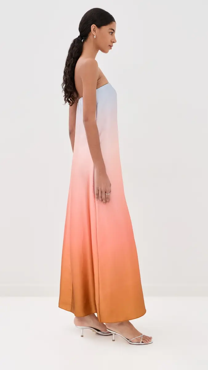 Sablyn Arden Strapless Silk Ombre Maxi Dress | Thumbnail 5 Sablyn Arden Strapless Silk Ombre Maxi Dress | Thumbnail 5