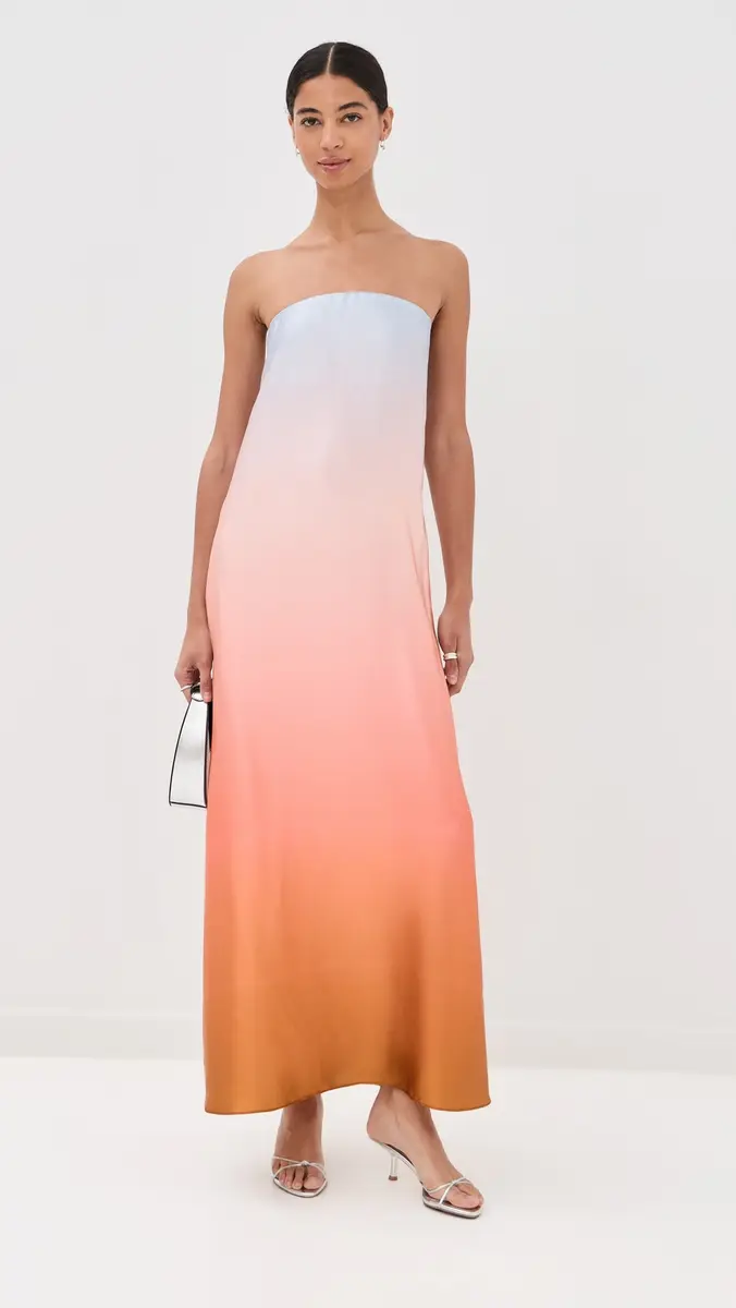 Sablyn Arden Strapless Silk Ombre Maxi Dress | Thumbnail 6 Sablyn Arden Strapless Silk Ombre Maxi Dress | Thumbnail 6