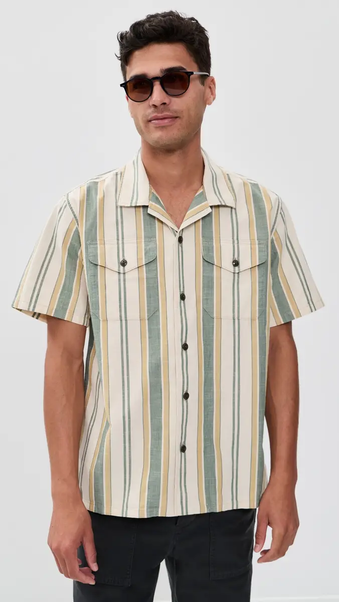 Filson Short Sleeve Chambray Camp Shirt | Thumbnail 2 Filson Short Sleeve Chambray Camp Shirt | Thumbnail 2