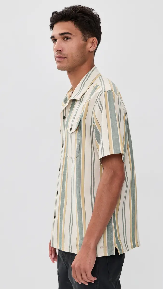 Filson Short Sleeve Chambray Camp Shirt | Thumbnail 4 Filson Short Sleeve Chambray Camp Shirt | Thumbnail 4