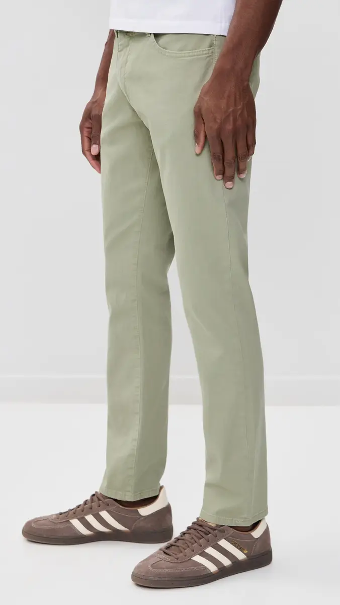 WARP + WEFT Ams Slim Twill Pants Fossil | Thumbnail 4 WARP + WEFT Ams Slim Twill Pants Fossil | Thumbnail 4