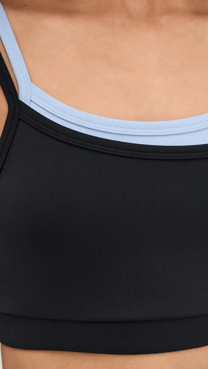 STRUT-THIS The Rhodes Bra Black/Baby Blue | Thumbnail 6