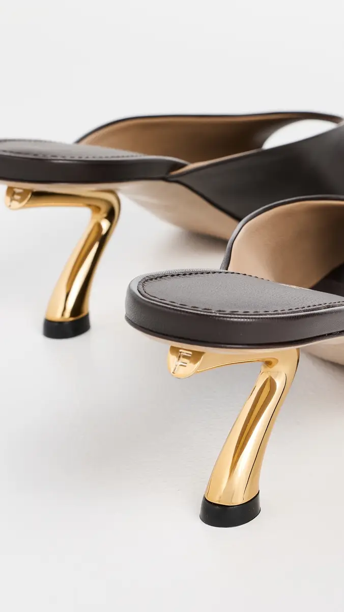 Ferragamo Igea 55 Leather Mules | Thumbnail 4