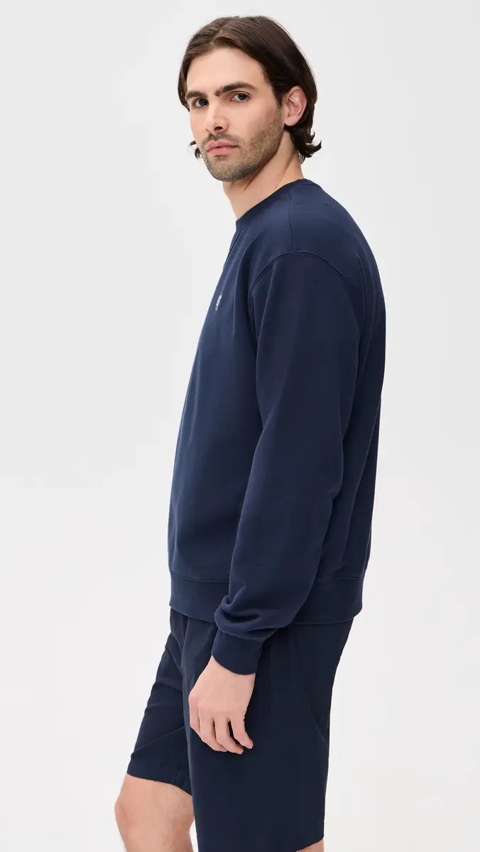 Quiet Golf JV Crewneck Sweatshirt Navy | Thumbnail 4 Quiet Golf JV Crewneck Sweatshirt Navy | Thumbnail 4