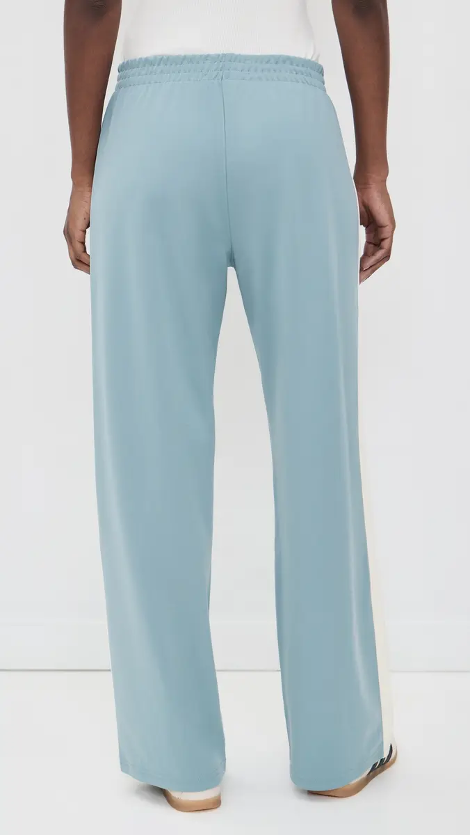 THE GREAT. The Wide Leg Track Pants Robin Blue | Thumbnail 3 THE GREAT. The Wide Leg Track Pants Robin Blue | Thumbnail 3