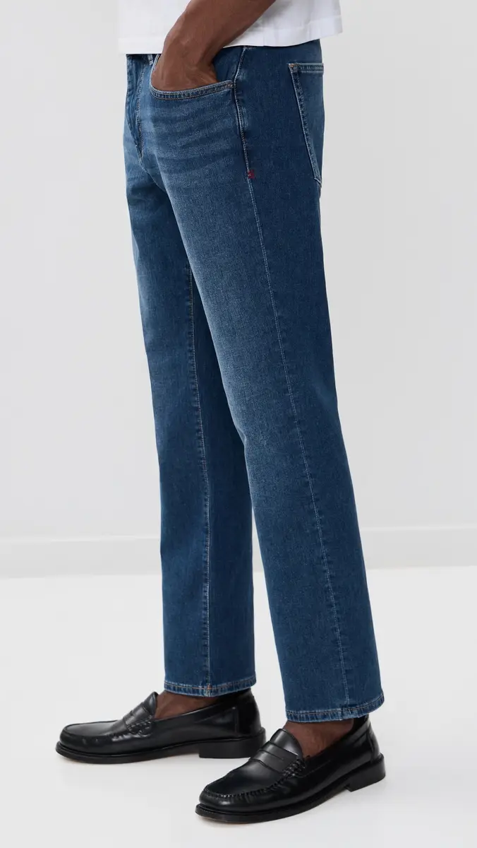 WARP + WEFT Ord Straight Knit Jeans Forget Me Not | Thumbnail 4 WARP + WEFT Ord Straight Knit Jeans Forget Me Not | Thumbnail 4